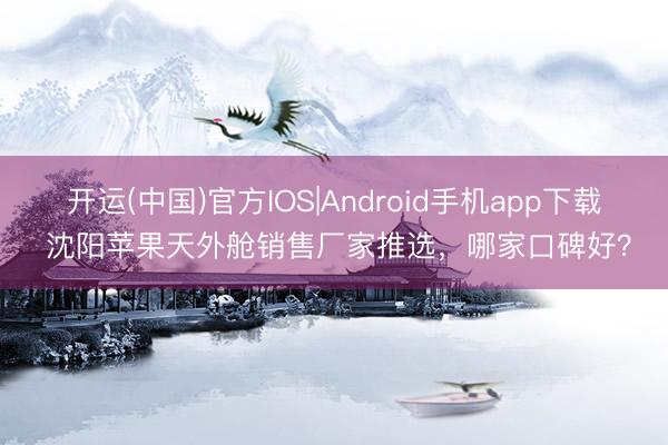 开运(中国)官方IOS|Android手机app下载 沈阳苹果天外舱销售厂家推选，哪家口碑好？