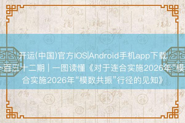 开运(中国)官方IOS|Android手机app下载 【企业云学堂】第一百三十二期 | 一图读懂《对于连合实施2026年“模数共振”行径的见知》