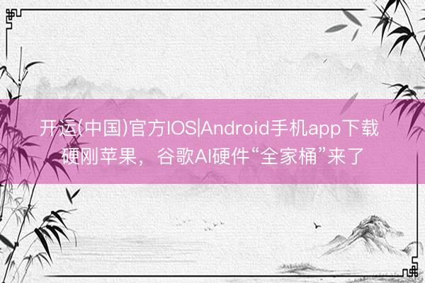 开运(中国)官方IOS|Android手机app下载 硬刚苹果,谷歌AI硬件“全家桶”来了